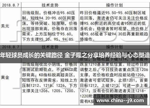 年轻球员成长的关键路径 金子隆之分享培养经验与心态塑造